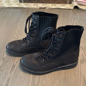 Blowfish lace up moto boots. Size 8